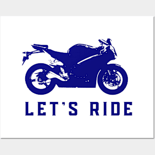 Let's Ride Posters and Art